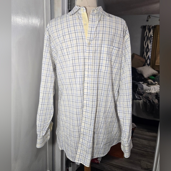 Paul Frederick Finest Long Staple Cotton Long Sleeve Button Down Shirt - Picture 2 of 7